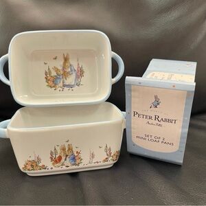 Easter Peter Rabbit Mini Loaf Pans - Peter Rabbit Easter Mini Loaf Pans 2pk Set